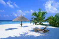 Beach of the Hotel BAHIA CHIQUITA - Samana - Dominican Republic